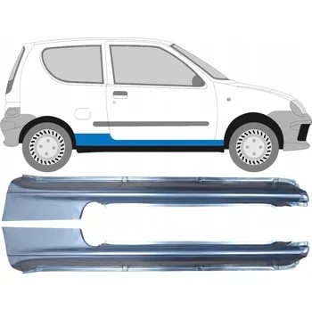 Prah karosérie Kompletní práh pro Fiat Seicento 1998-2010 / Levý + Pravý / Sada
