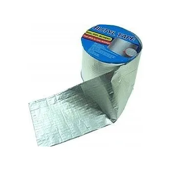 Lepicí páska OPRAVNÁ BUTYLOVÁ TĚSNICÍ PÁSKA 10CM x 5M STŘÍBRNÁ