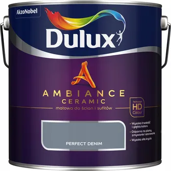 barva na zeď Dulux Keramická Barva na stěny 2,5 l Perfect Denim Matt