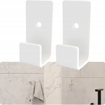 Věšák Háček na hmoždinky NewOps bílý