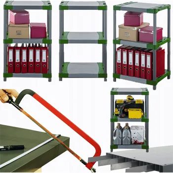 Dílenský regál Plastový regál do garáže TYTAN-3_070_ZIEL