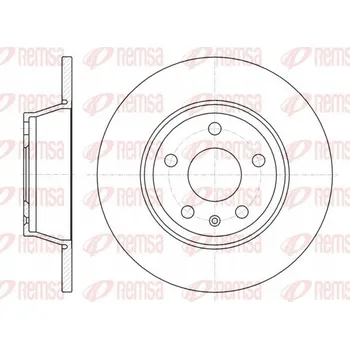 Brzdový kotouč Remsa 61214.00 Brzdový kotouč