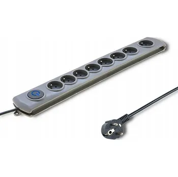 Přepěťová ochrana Přepěťová ochrana Qoltec 3 m 8 zásuvek