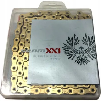 Řetěz na kolo Řetěz SRAM XX1 Eagle 12S, 126 článků, zlatý, BOX
