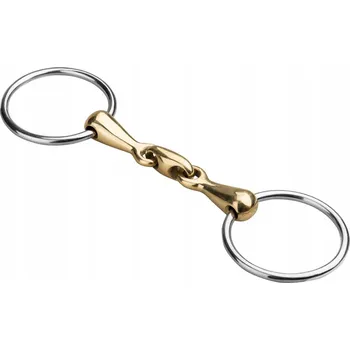 Udidlo pro koně Udidlo dvakrát lomené Start PLNÉ 12,5 cm