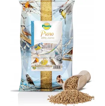 Krmivo pro ptáka Krmivo pro ptáky Proso Žluté - 1 kg - Planta - energetické zrno s vitamíny