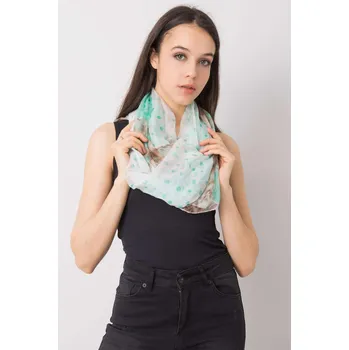 Šála Vzorovaný šátek s puntíky model D866 zelený