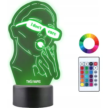 Lampička Noční lampa Plexido vícebarevná