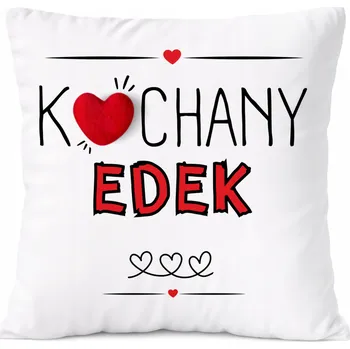 Polštář Dárek Polštář pro Edeka, syna dítěte s potiskem