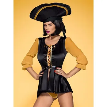 Dámský erotický kostým Sexy kostým Pirate set - Obsessive L/XL Originál