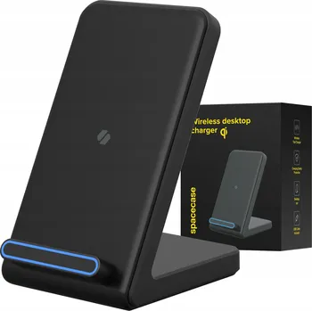 Bezdrátová nabíječka Spacecase 15W černá USB typ C