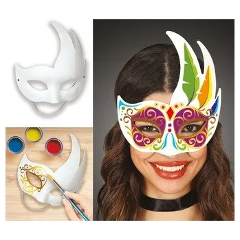 Karnevalová maska Fiestas Guirca Maska na domalování benátská