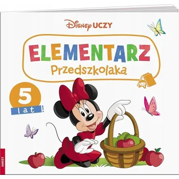 Cizojazyčná kniha Disney Uczy Minnie Elementarz przedszkolaka 5 lat elementarz do nauki czytania edukacyjne książeczki dla małych dzieci kolorowa książka obrazkowa książeczka dla przedszkolaka nauka czytania zestaw do nauki czytania książka do nauki czytania sylabami rymow
