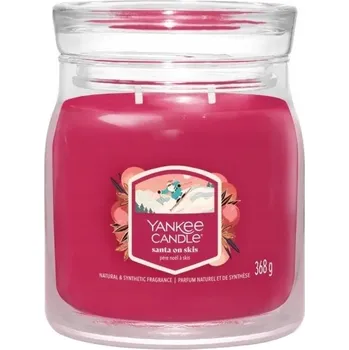 Svíčka Sójová vonná svíčka Santa On Skis Yankee Candle 1 ks