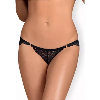 Kalhotky Výjimečné kalhotky Mixty panties - Obsessive L/XL Černá