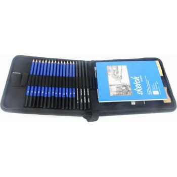 Výtvarná sada FA579 Sada pro skiování a kreslení v pouzdře - 35 dílů