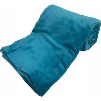 Prostěradlo Deka z mikroplyše Coral modrá 150x200 cm