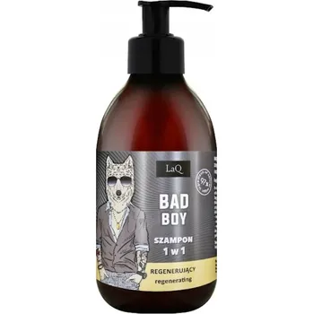 Šampon LaQ - Bad Boy - 1w1 Šampon Regenerační Černý Mat 300ml