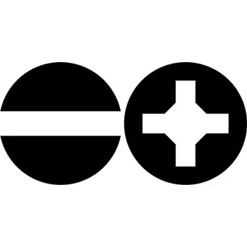 Šroubovák Sada 3 křížových kusů TOPTUL