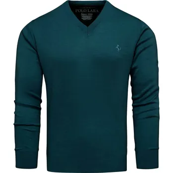 Pánský svetr Recea Pánský klasický svetr Yagnatz modro-zelená L