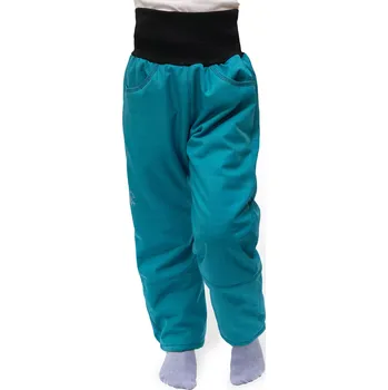 Chlapecké kalhoty ESITO | Dětské softshellové oteplovačky na zimu Lamb Petrol - petrolejová / 116