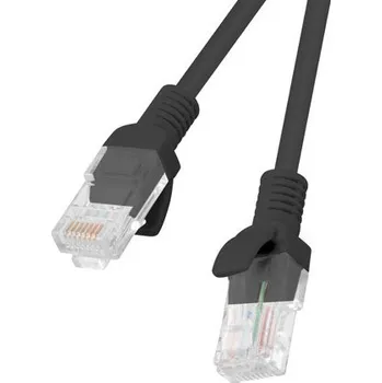 Datový kabel Lanberg | PATCHCORD CAT.5E UTP 2M ČERNÝ 10-PACK