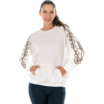 Dámská mikina Dámská mikina LOLA uni Bílohnědá