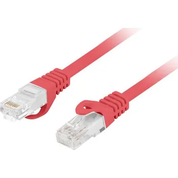 Datový kabel Lanberg | PATCHCORD CAT.6 UTP LSZH CU 20M ČERVENÝ