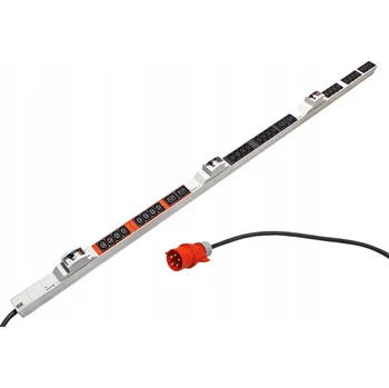 Elektrická zásuvka BACHMANN Zásuvková lišta IT PDU ALU 1U 24x C13 6x C19 2LS CEE 3x32A