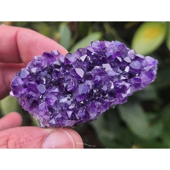 Přírodní kámen Ametyst drúza malá přírodní Uruguay 48g