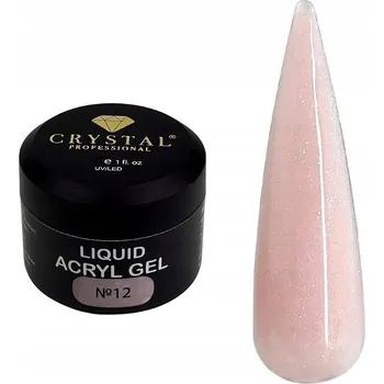 Lak na nehty Liquid Acryl Gel #12 30 ml CRYSTAL PROFESSIONAL Gel pro posílení nehtů