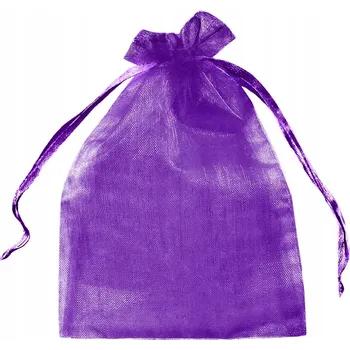 Obraz FIALOVÉ ORGANZOVÉ SÁČKY NA LEVANDULOVÉ DÁREK TAŠKY KailaArt