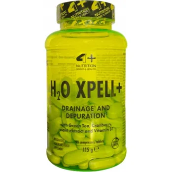 Spalovač tuku Diuretikum v kapslích 4+ Nutrition H2O Xpell přírodní 120 ks