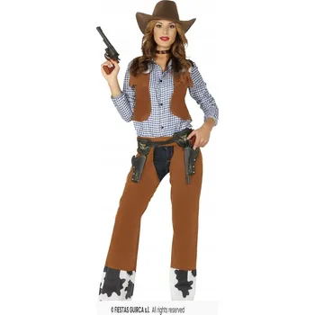 Karnevalový kostým Kovbojský Kostým Fiestas Guirca 88589 vel. M hnědý