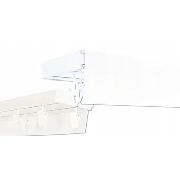 Obraz PVC stropní lišta PREMIUM dvoukolejnicová 3,9 m s krytem