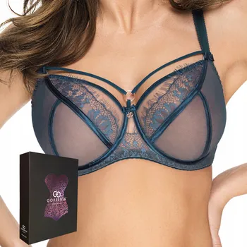 Podprsenka Gorsenia podprsenka nevyztužená zelená velikost 85D