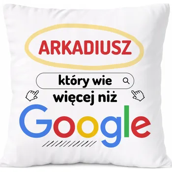 Polštář Polštář pro kmotra jako Dárek s s potiskem a fotografií Bílá PoliDraw