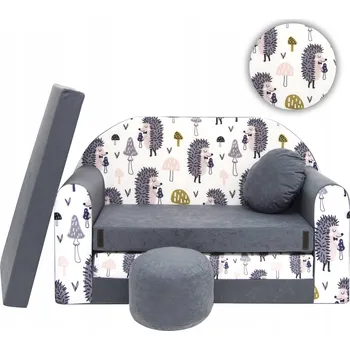 Pohovka Pohovka Welox SWM 98 x 170 cm, šedý velur