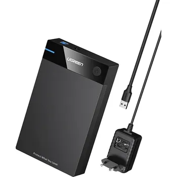 Interní pevný disk Externí box UGREEN USB 3.0 3.5 Inch Hard Drive Box