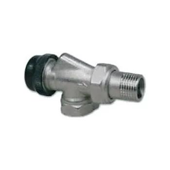 Ivar Ventil EKx1/2" axiální termostatický dvouregulační-s přednastavením, PN10, typ: .VCR 2136 N, niklovaná mosaz OT 58