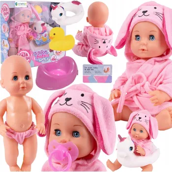 Panenka Dětská Do Koupele Panenka Miminko plovoucí ve vodě v kolečkovém Stator Z917