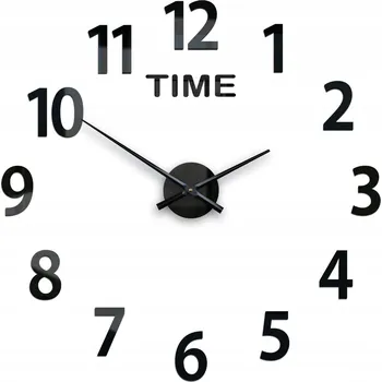 Hodiny Nástěnné hodiny ModernClock černé 75 cm