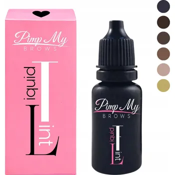 Barva na řasy a obočí Pimp My Brows tekutá barva na obočí 15 ml 05 TMAVĚ HNĚDÁ