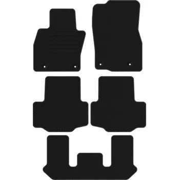 autokoberec Kobercové rohožky Edecor velurové 5 ks