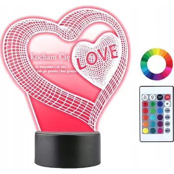 Lampička Plexido vícebarevná Noční lampa