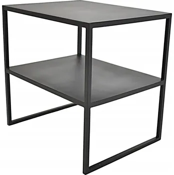 Konferenční stolek Konzolový Stolek KoyGarden černá, kov matný 50 x 50 x 40 cm