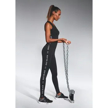 Dámská móda Sportovní legíny Emotion - Bas Bleu S Černá