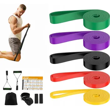 ODPOROVÉ GUMY SADA 5 KS PRO CVIČENÍ, PROTAHOVÁNÍ A TRÉNINK – MINI BAND