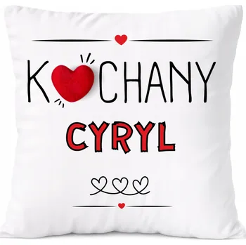 Polštář Polštář pro bratra jako Dárek s potiskem bílý PoliDraw