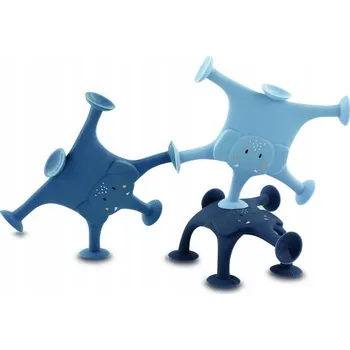 Hračka pro nejmenší Hračka do vany - přísavky slonů rodinka 3 kusy